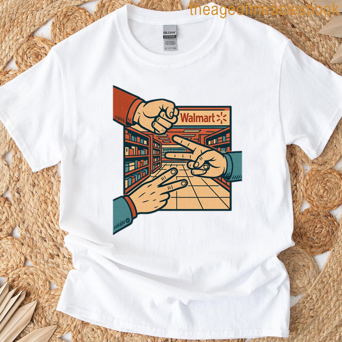 Walmart Rock Paper Scissors Showdown T-shirt