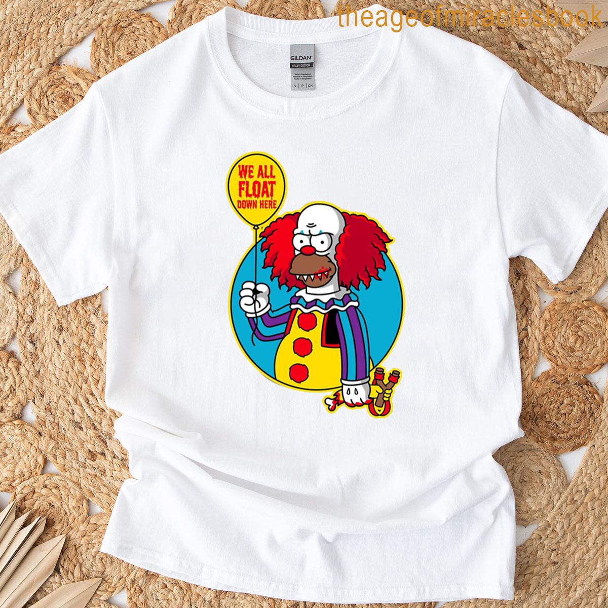 Creepy Circus Clown Art T-shirt