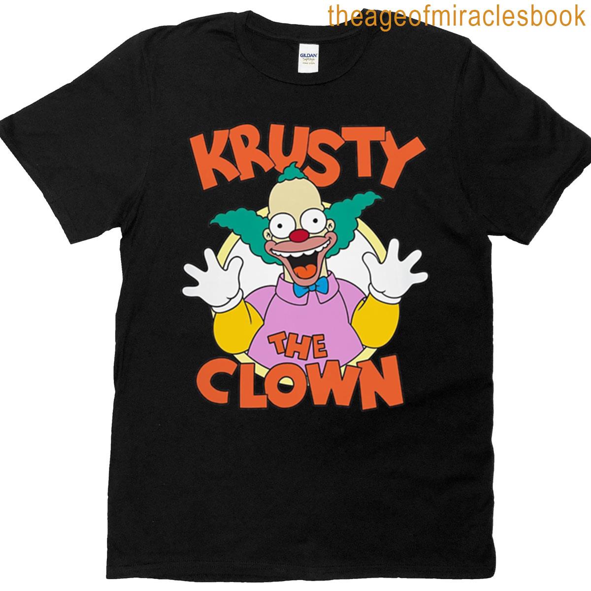 Funny Cartoon Clown Poster T-shirt