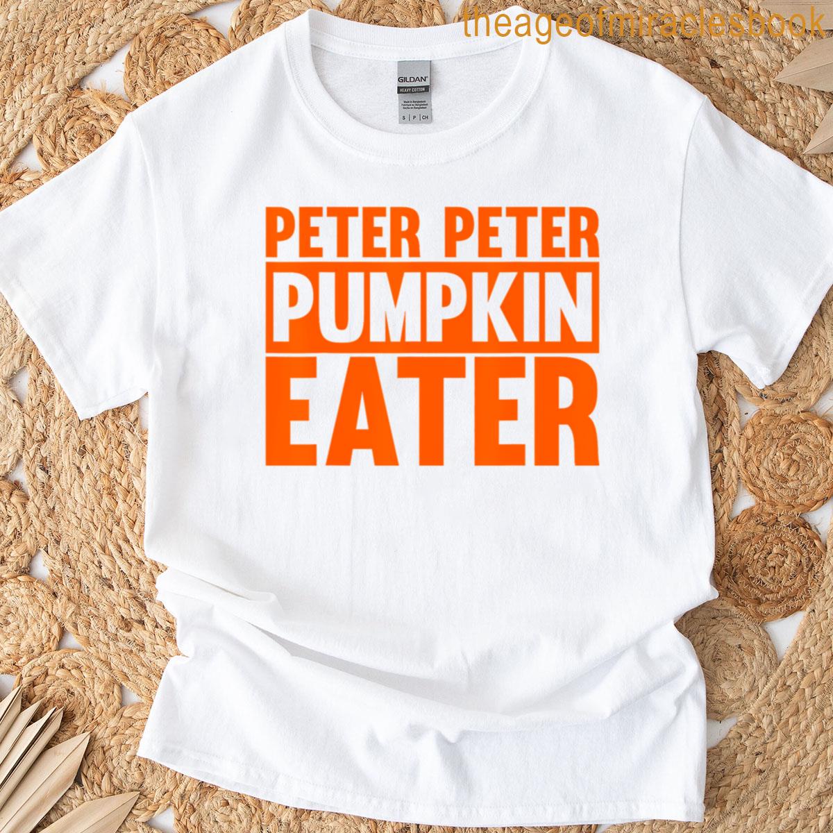Halloween Day Happy Retro Pumpkin Peter Eater Peter T-shirt