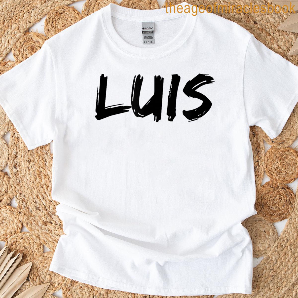Luis Brush Strokes All Caps T-shirt
