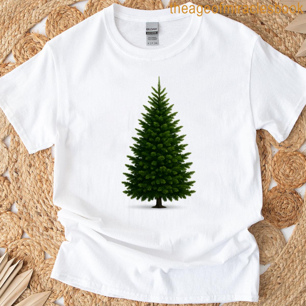 Realistic Christmas Tree Sticker T-shirt