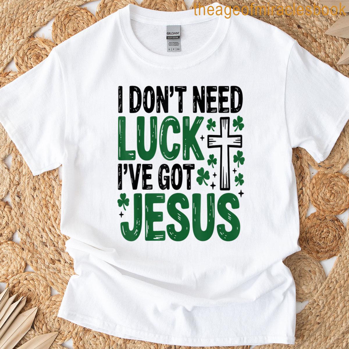 St Patricks Day Jesus Christian T-shirt