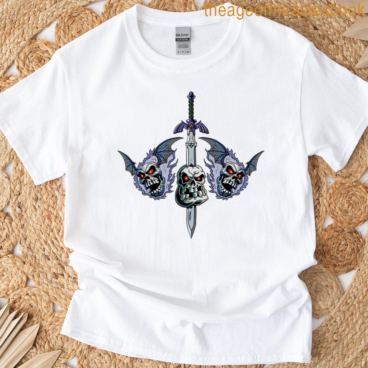 Sword Through Skull T-shirt