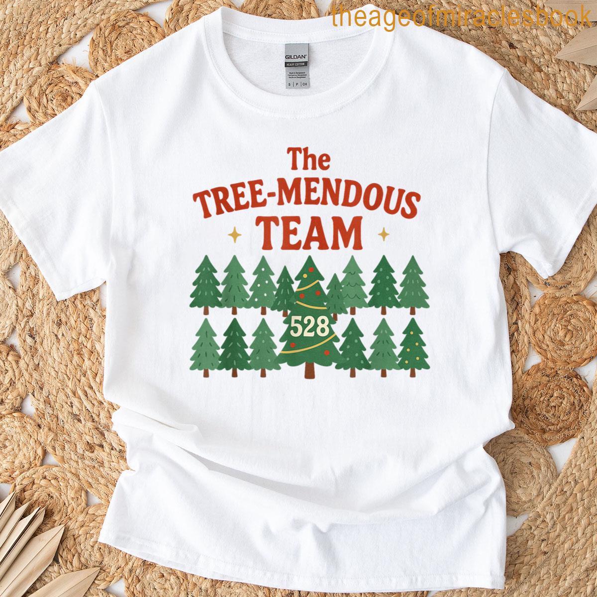 The Treemendous Team Funny Christmas Work T-shirt