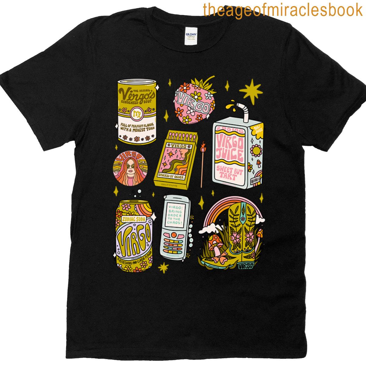Virgo Tattoo Flash Sheetv T-shirt