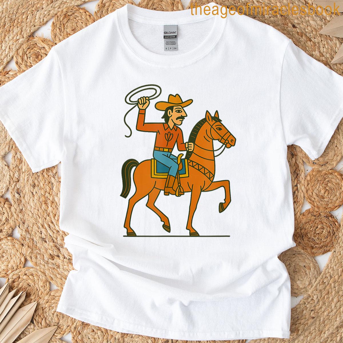 When A Cowboy Trades His Spurs T-shirt