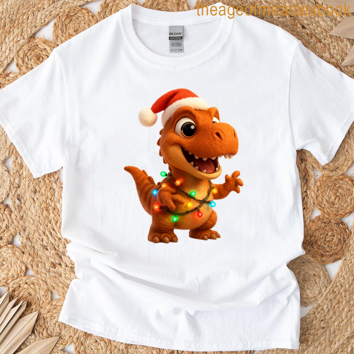 Christmas Gorgosaurus Dinosaur T-shirt