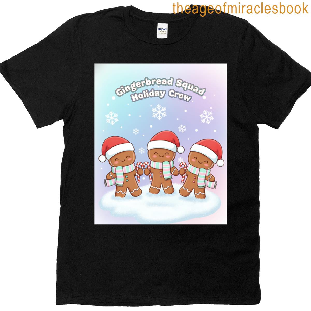 Gingerbread Squad Holiday Crew T-shirt