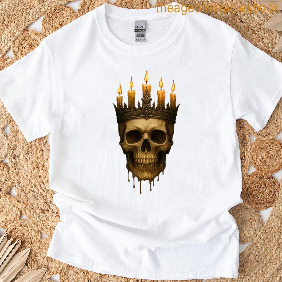 Retro Geometric Skull T-shirt