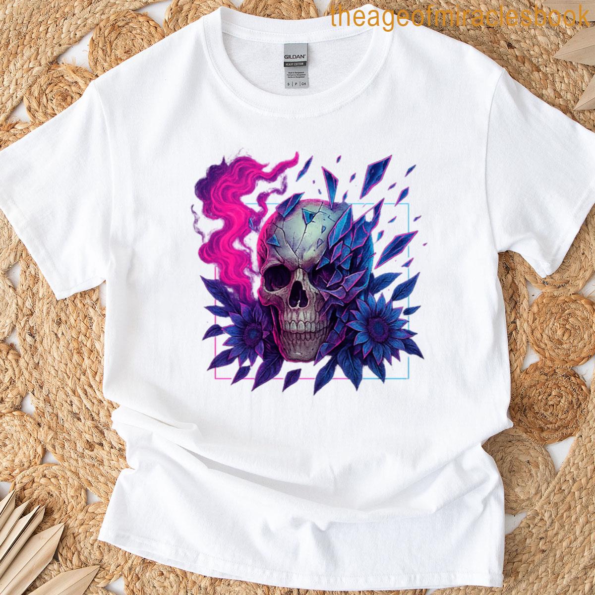 Skull With Lightning T-shirt