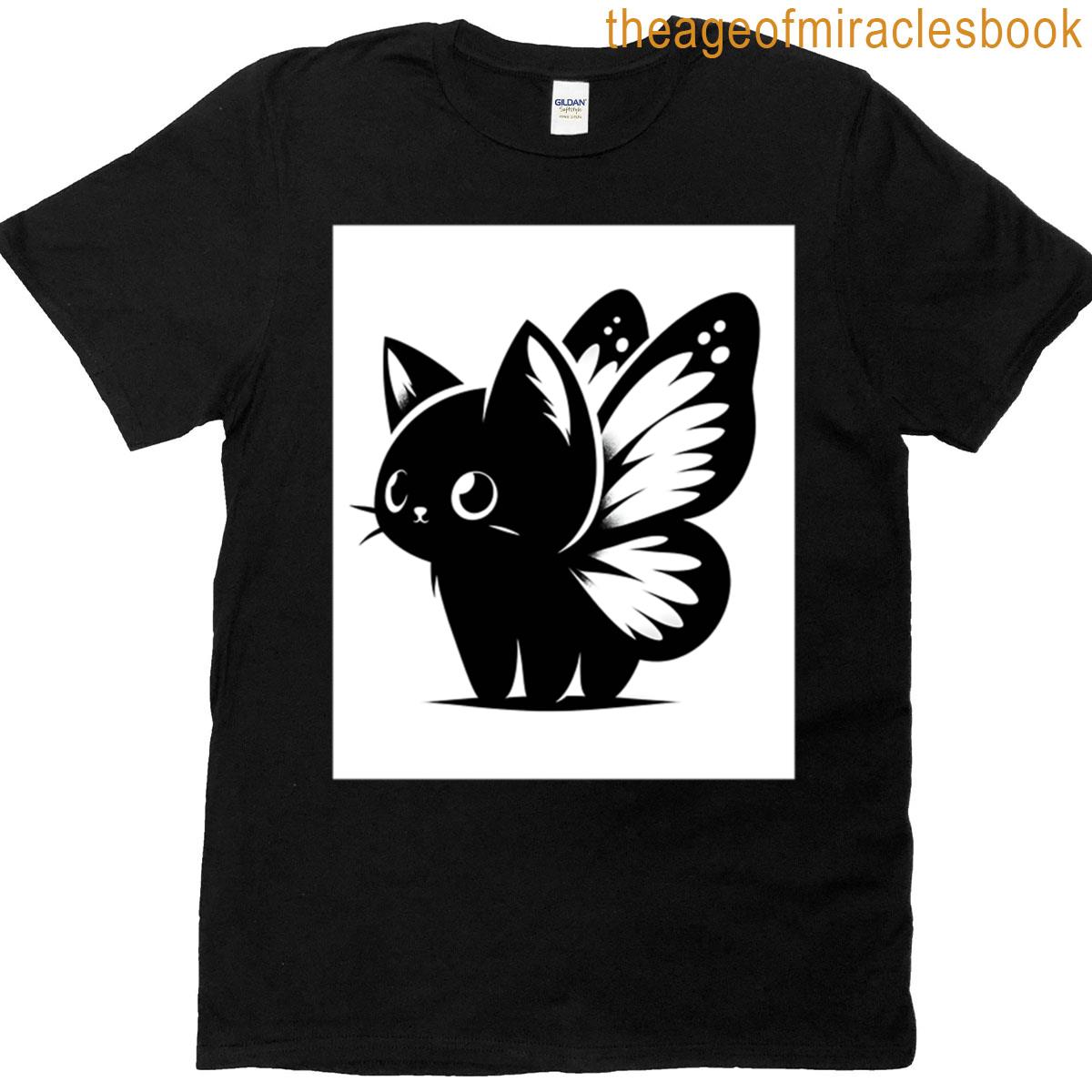 The Cute Butterfly Cat T-shirt