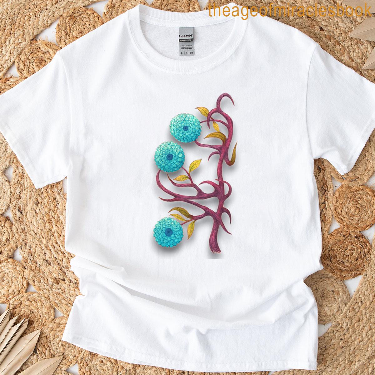 Tree With Blue Flower T-shirt