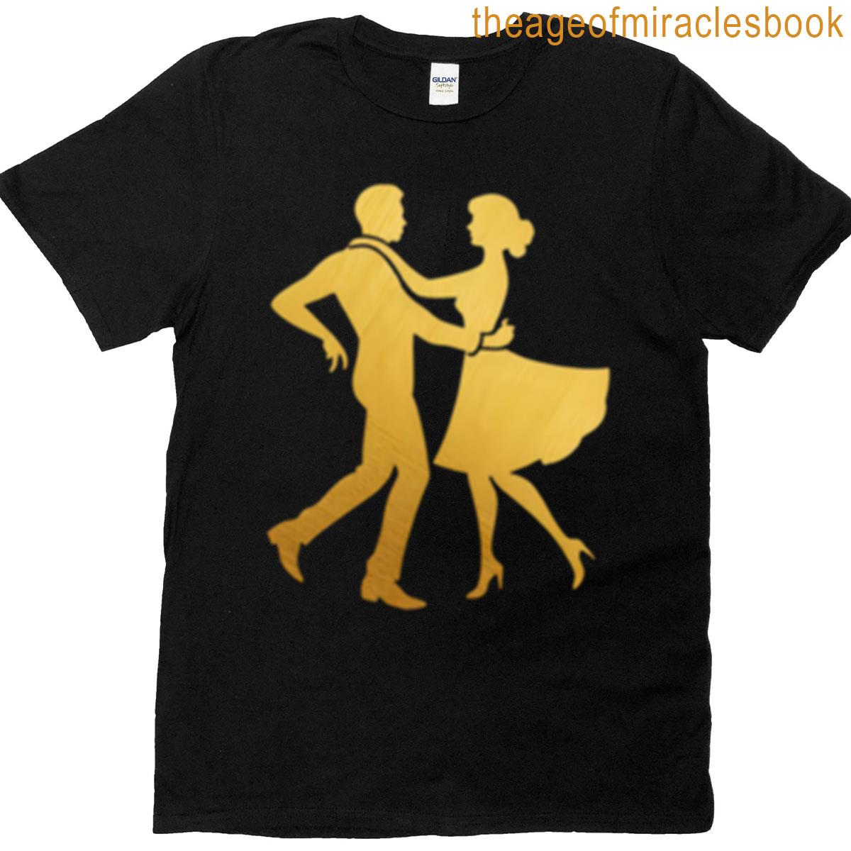 A Couple Performing A Ballroom Danceside View T-shirt A Couple Performing A Ballroom Danceside View T-shirt