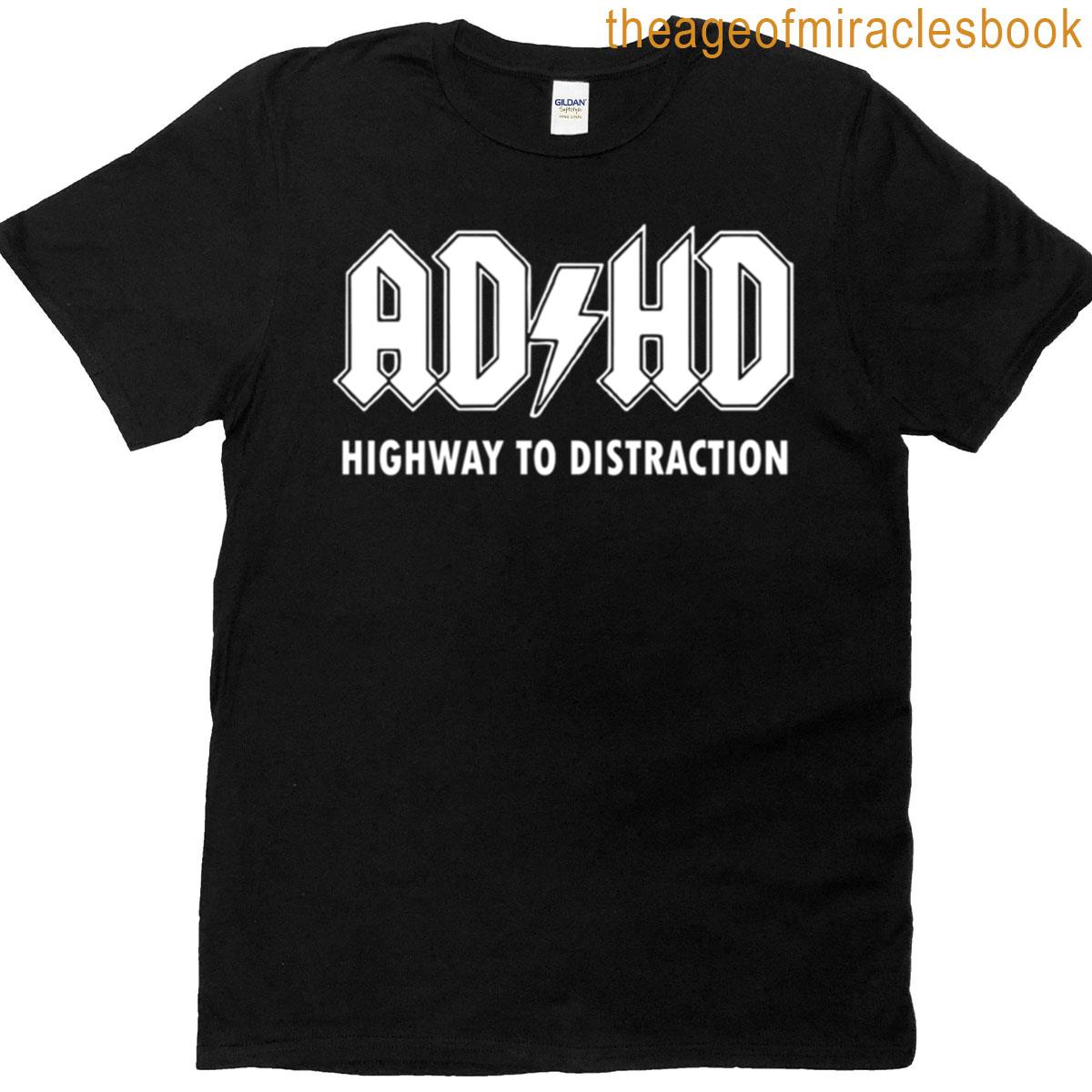 Adhd – Acdc Pun T-shirt