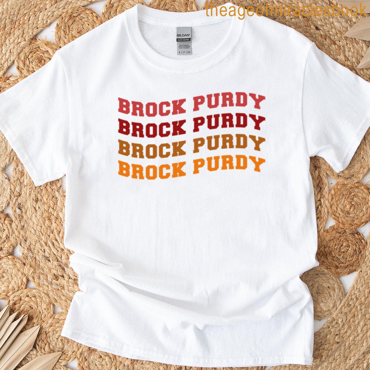 Brock Purdy Repeat Flag T-shirt