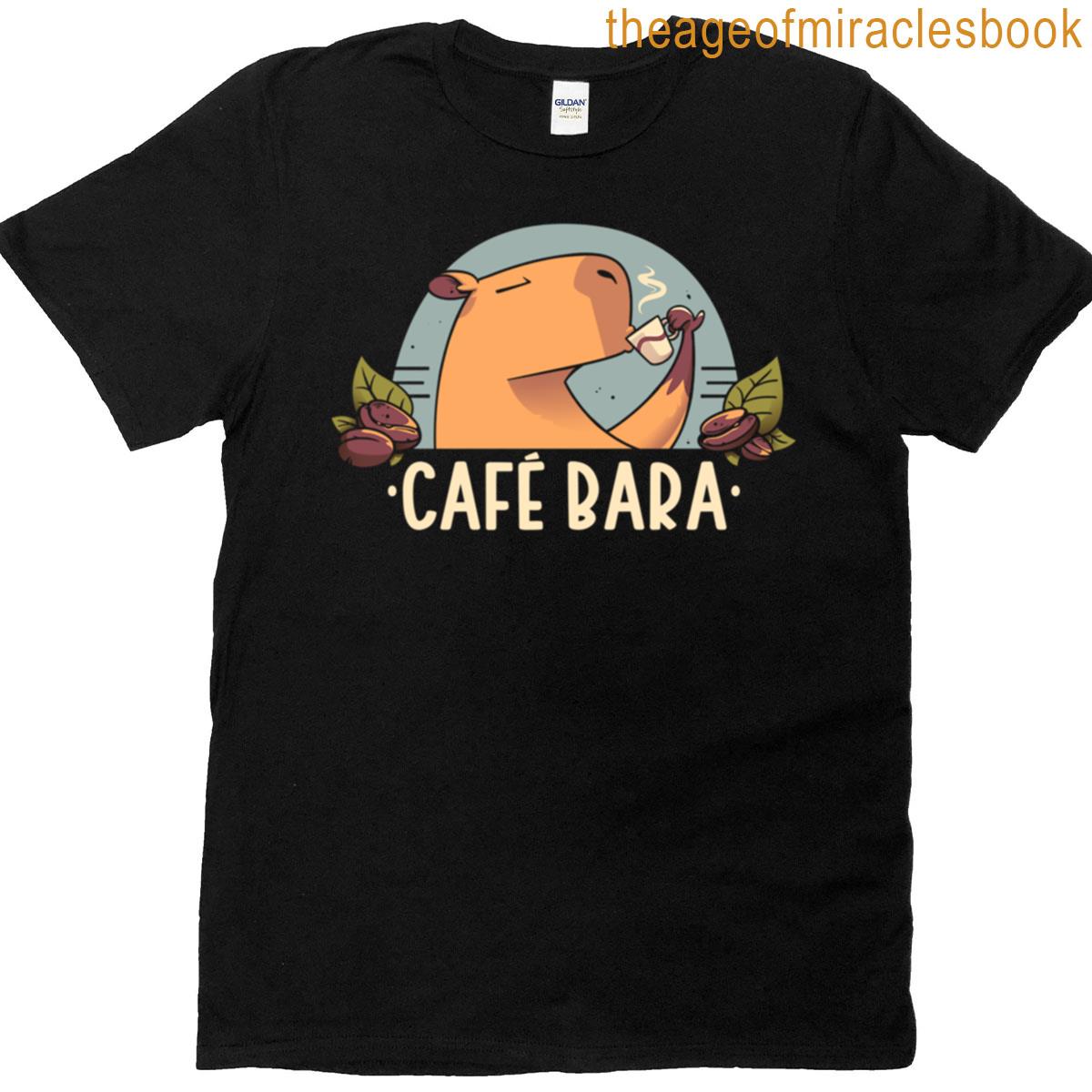 Cafebara – Cute Coffee Capybara T-shirt