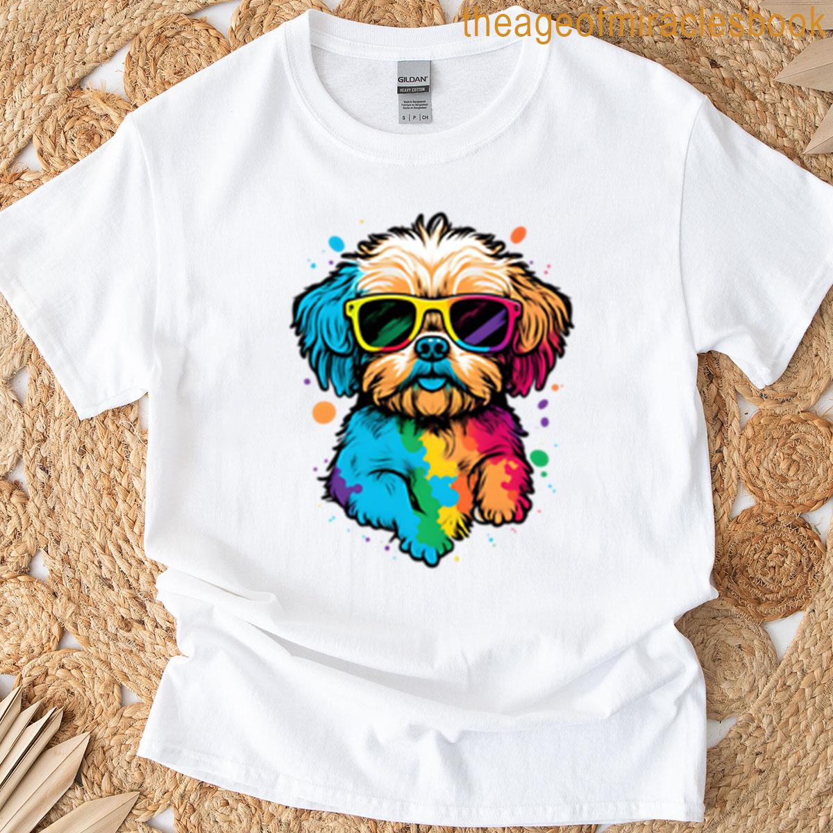 Color Splash Puppy T-shirt