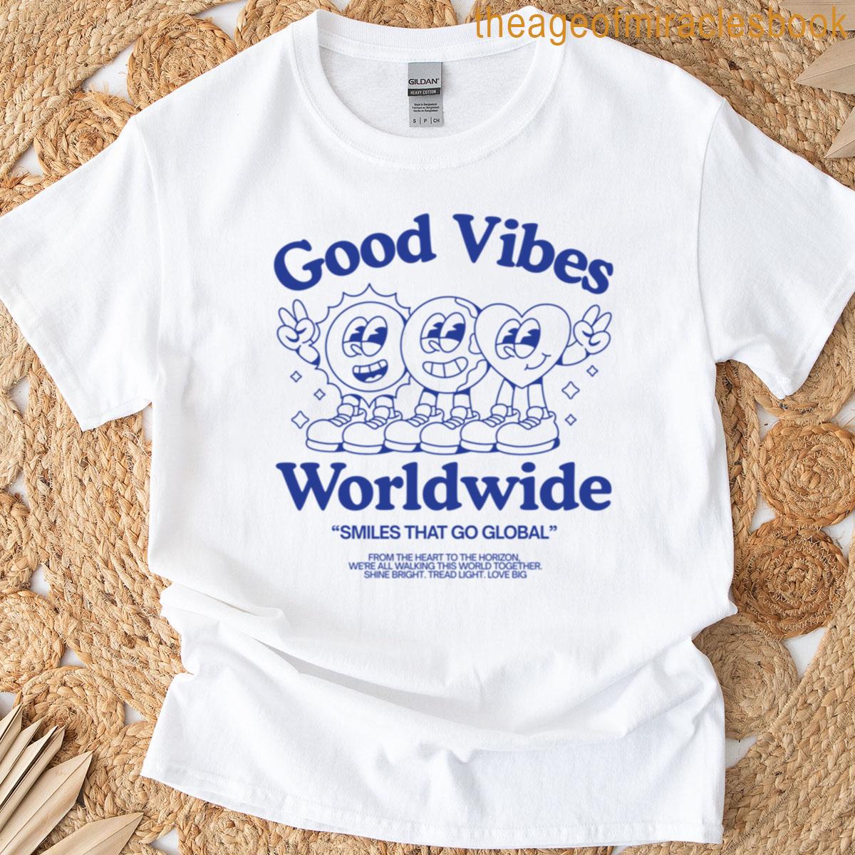 Good Vibes Theme Design T-shirt