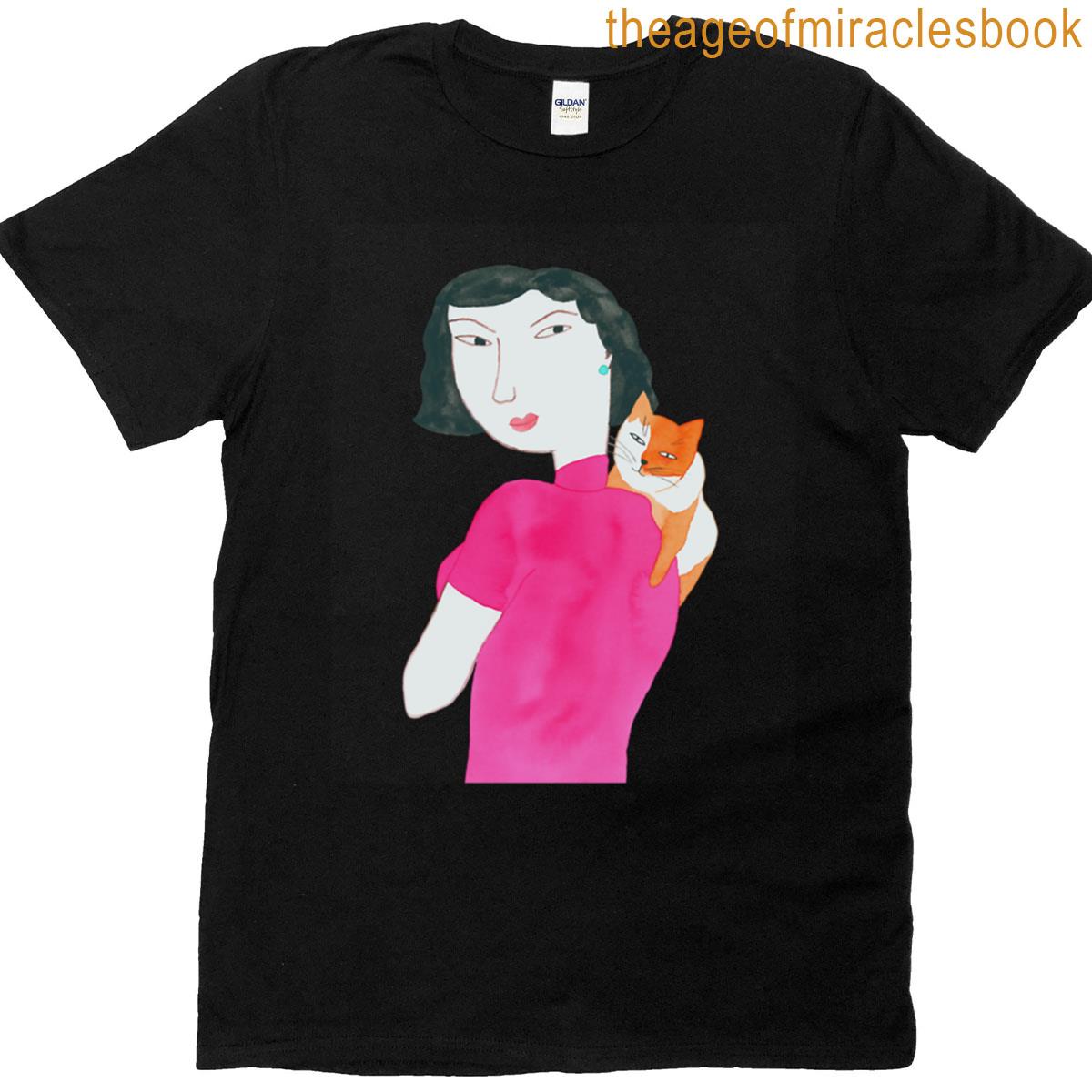 Her Purring Parrot T-shirt