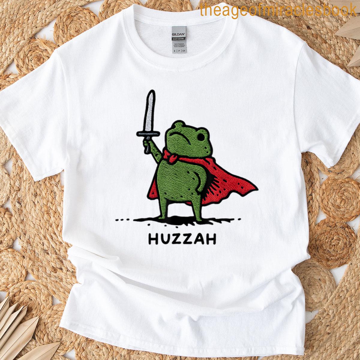 Huzzah Frog With Sword T-shirt
