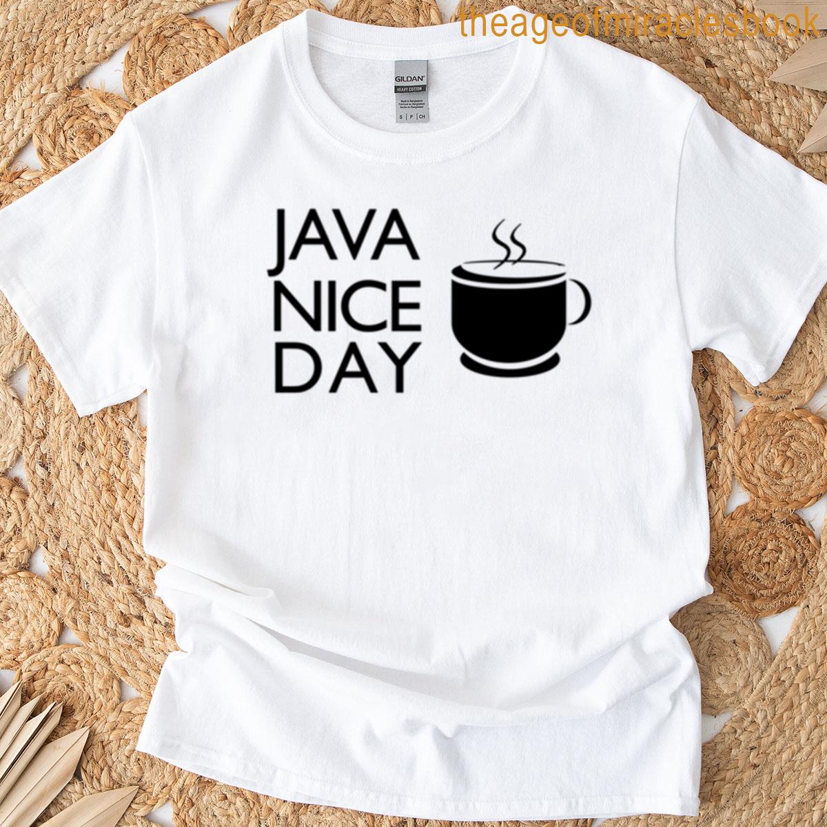 Java Nice Day Black T-shirt
