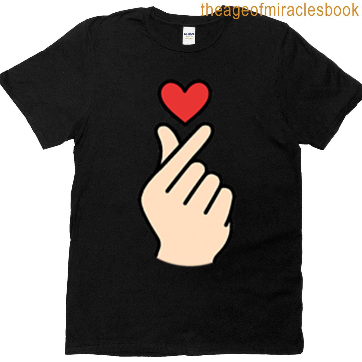 Korean Finger Heart T-shirt