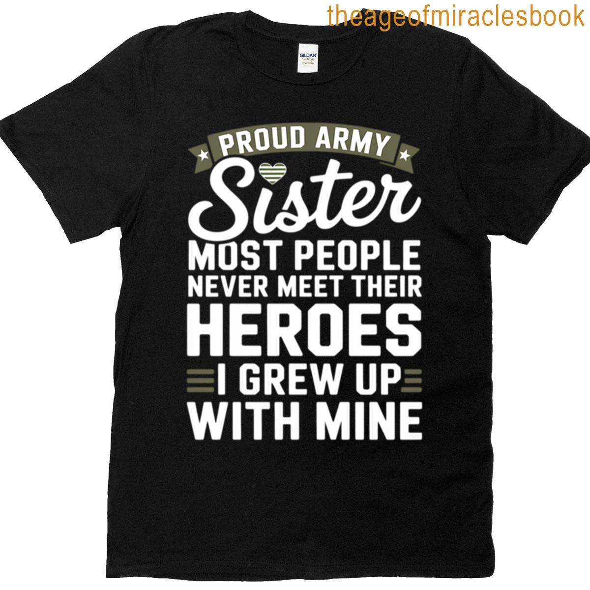 Proud Army Sister T-shirt