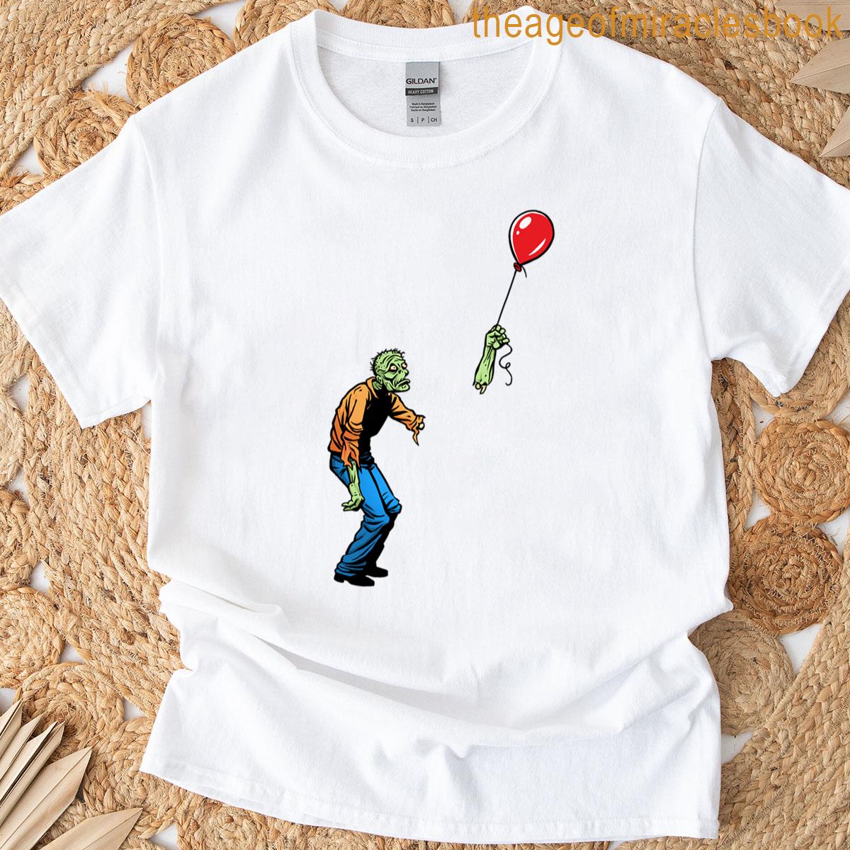 Sad Zombie With Balloon T-shirt
