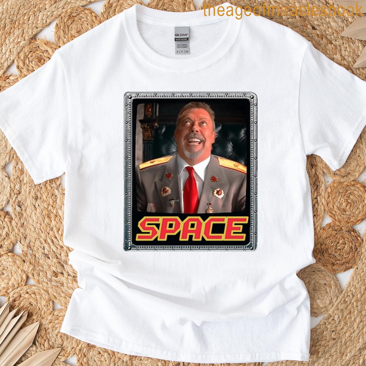 Space Tim Curry Meme Oversized T-shirt