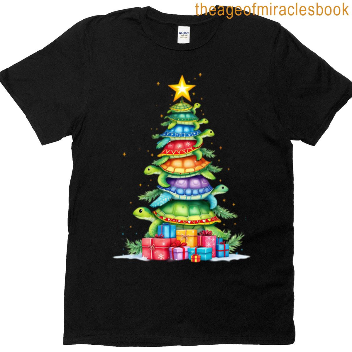 Turtle Christmas Tree T-shirt