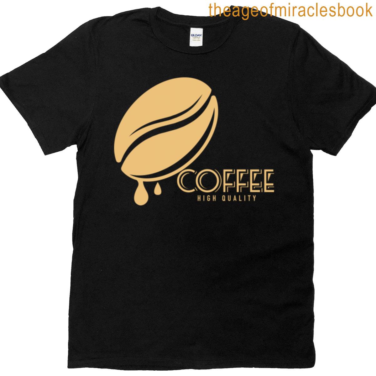 Coffee Bean Logo High Quality T-shirt