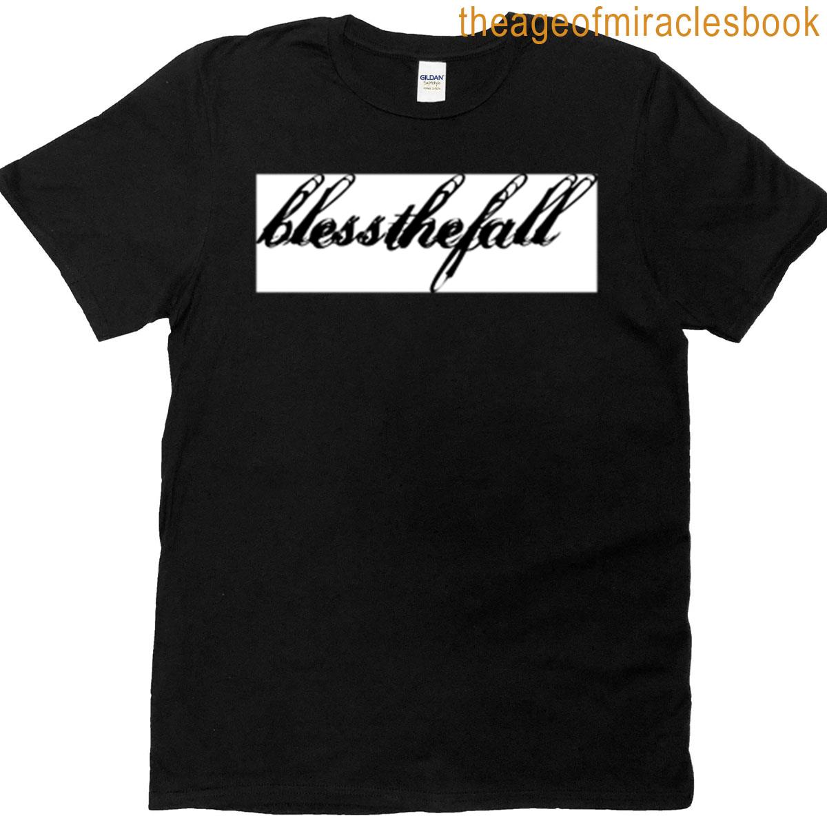 Emo Blessthefall Early 2000s Logo T-shirt