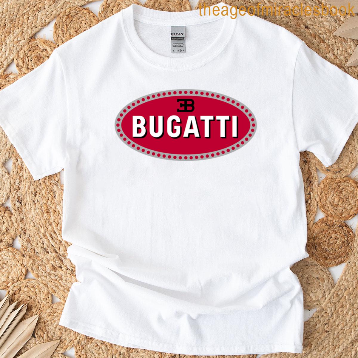 Golden Bugatti Car Sunset Falls T-shirt