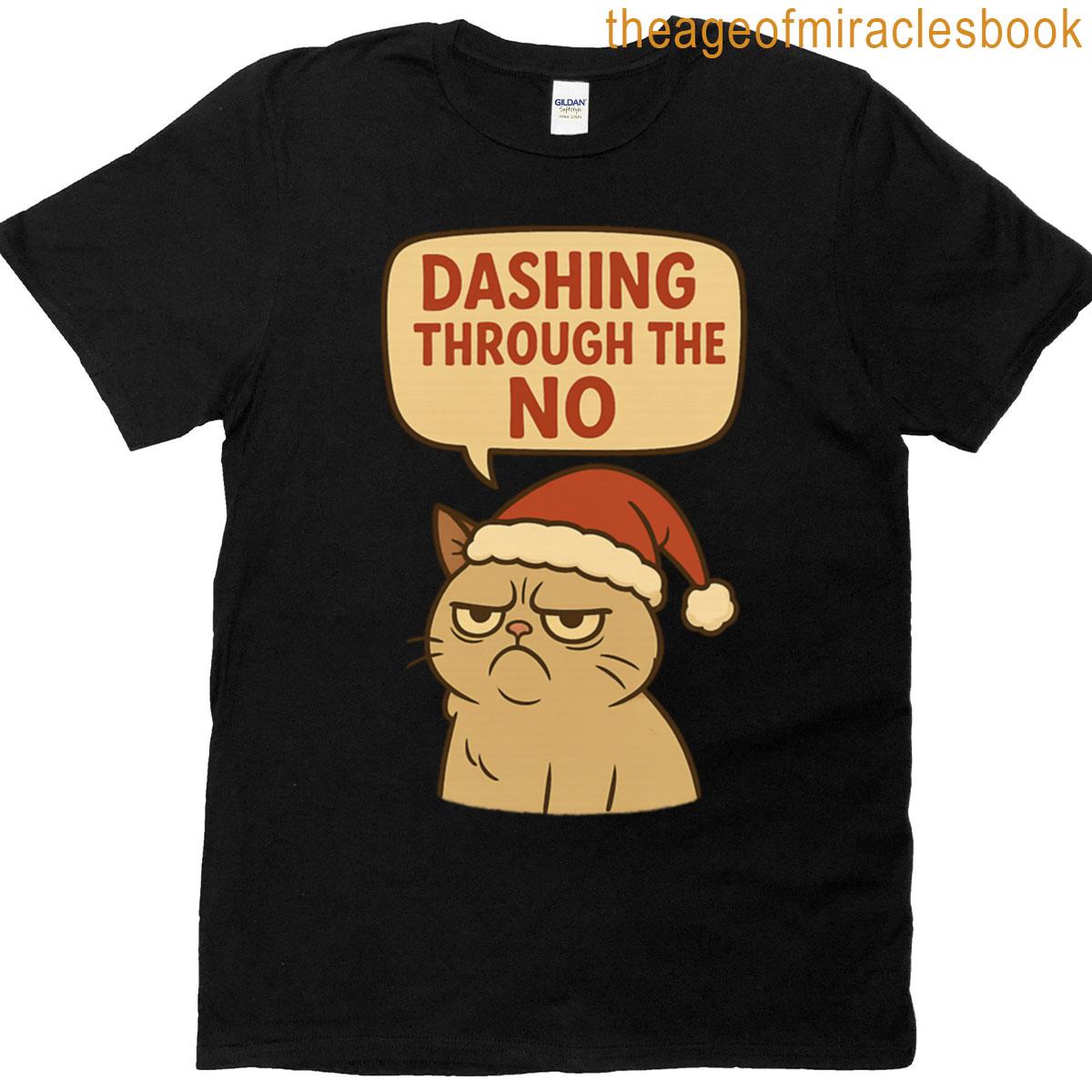 Grumpy Christmas Cat T-shirt