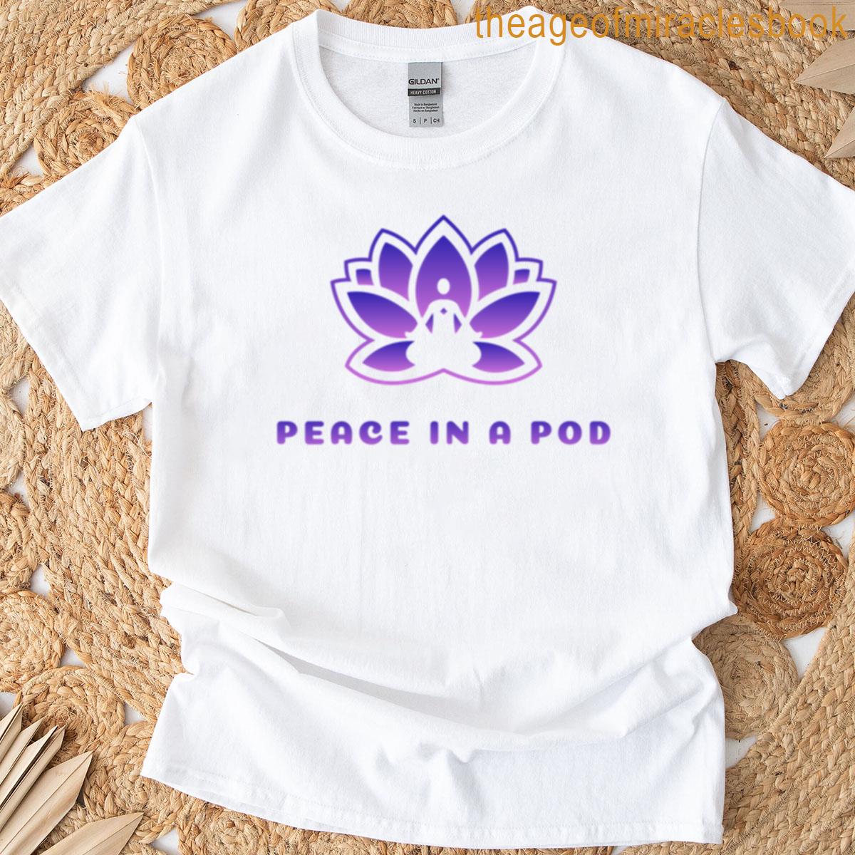 Peace In A Pod Logo T-shirt