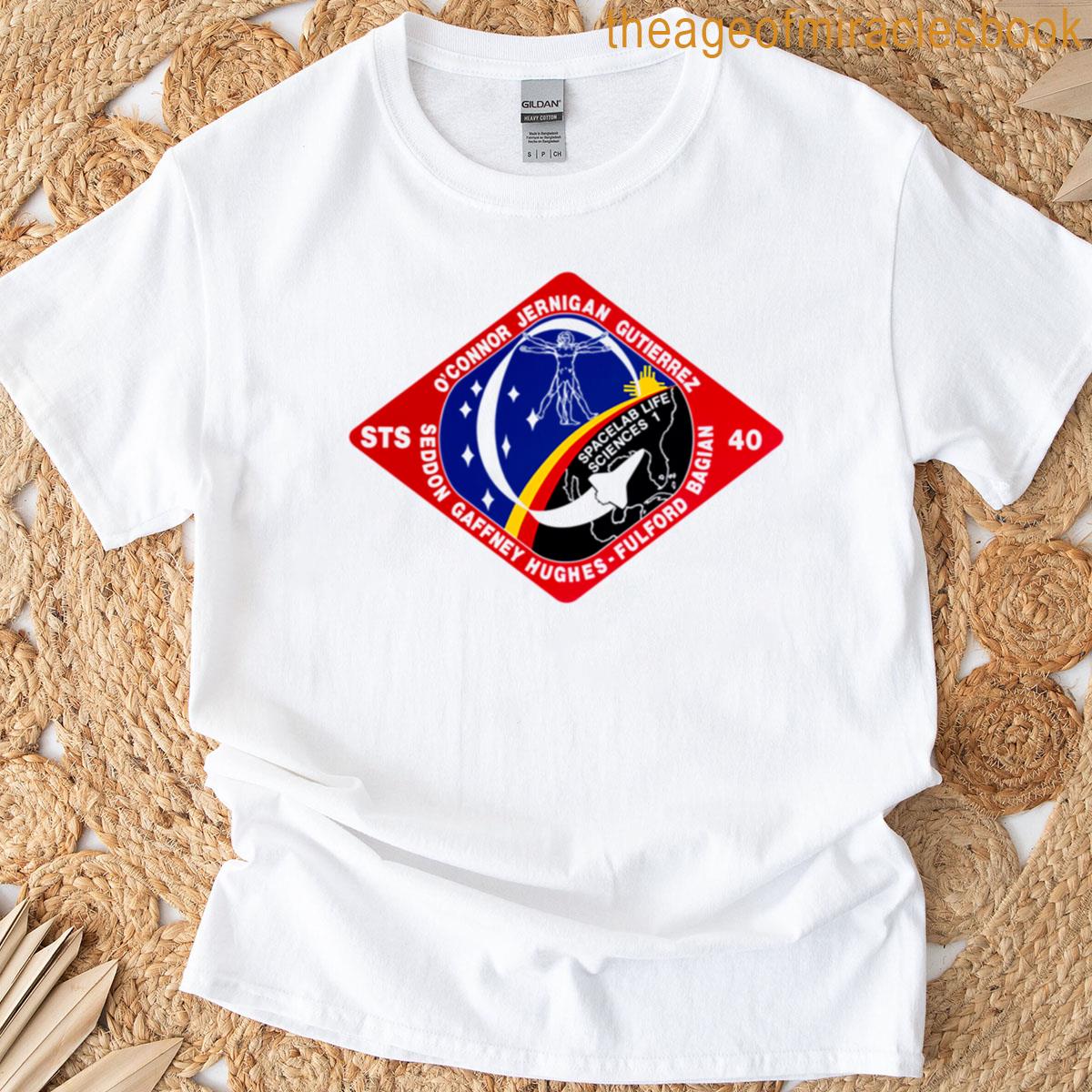 Space Shuttle Sts-40 Mission Patch T-shirt
