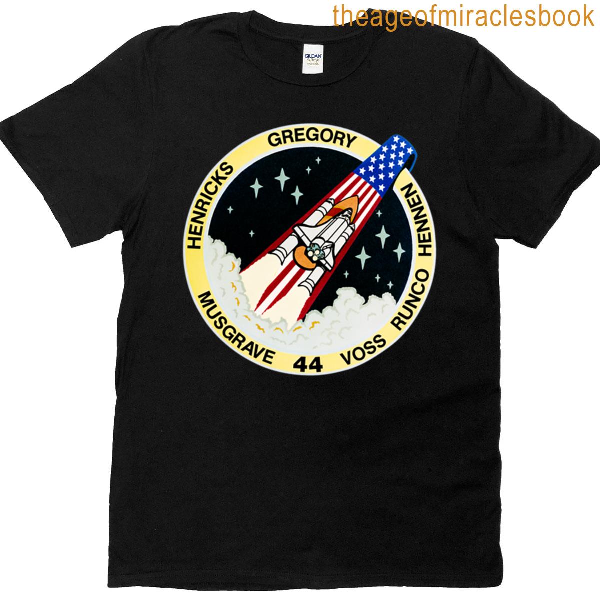 Space Shuttle Sts-44 Mission Patch T-shirt