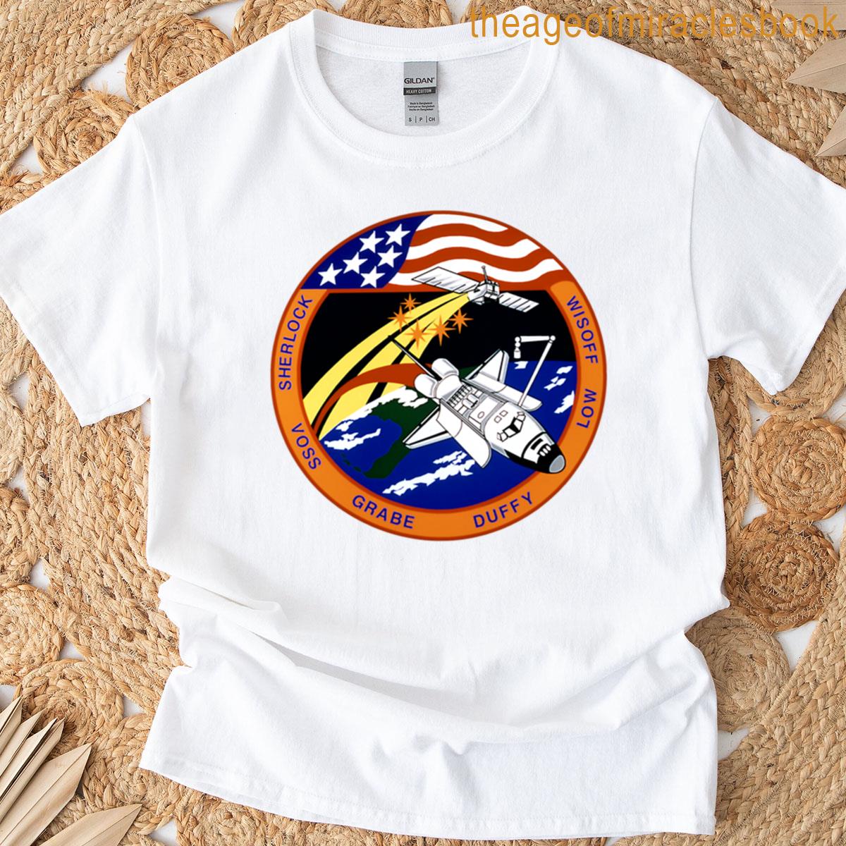 Space Shuttle Sts-57 Mission Patch Boxy T-shirt