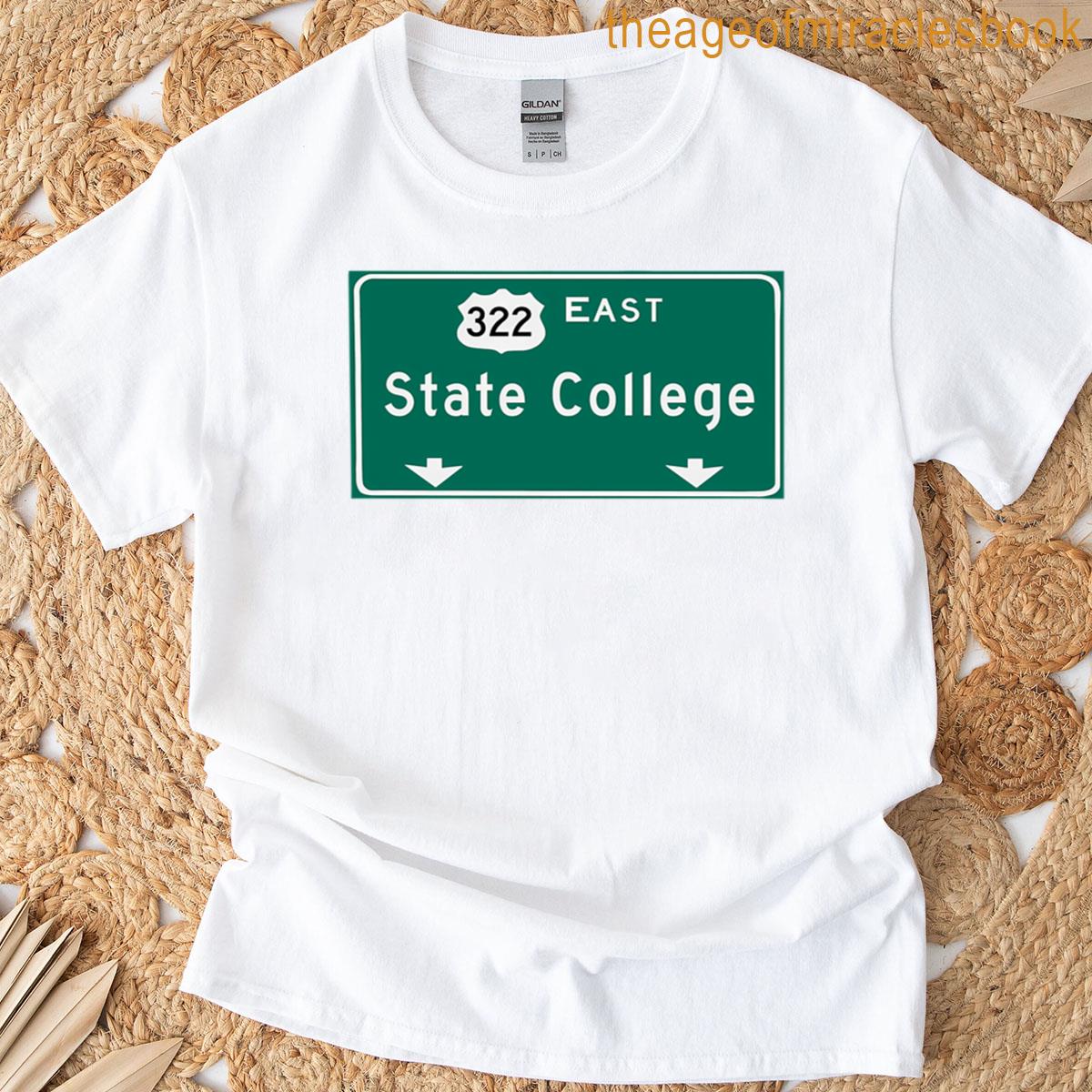 State College Highway Sign T-shirt