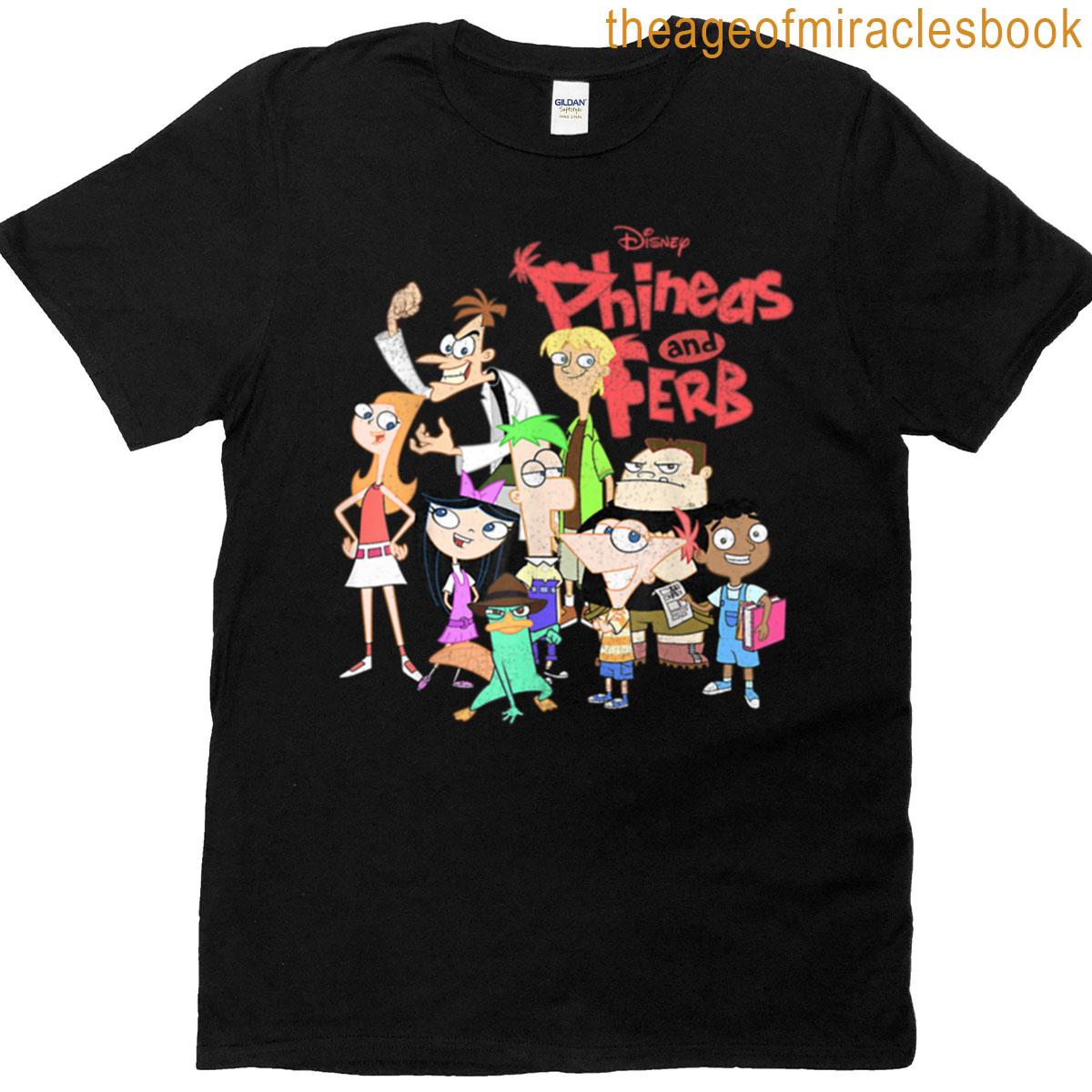 The Group Logo Ferb And Phineas T-shirt