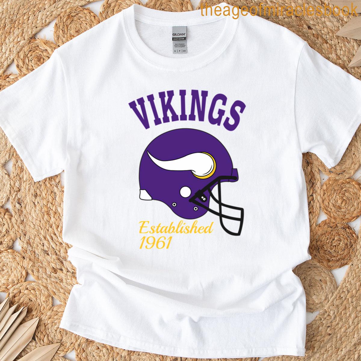 Vikings Est 1961 T-shirt