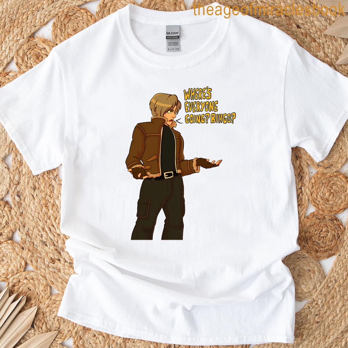 Where’s Everyone Going Bingo T-shirt
