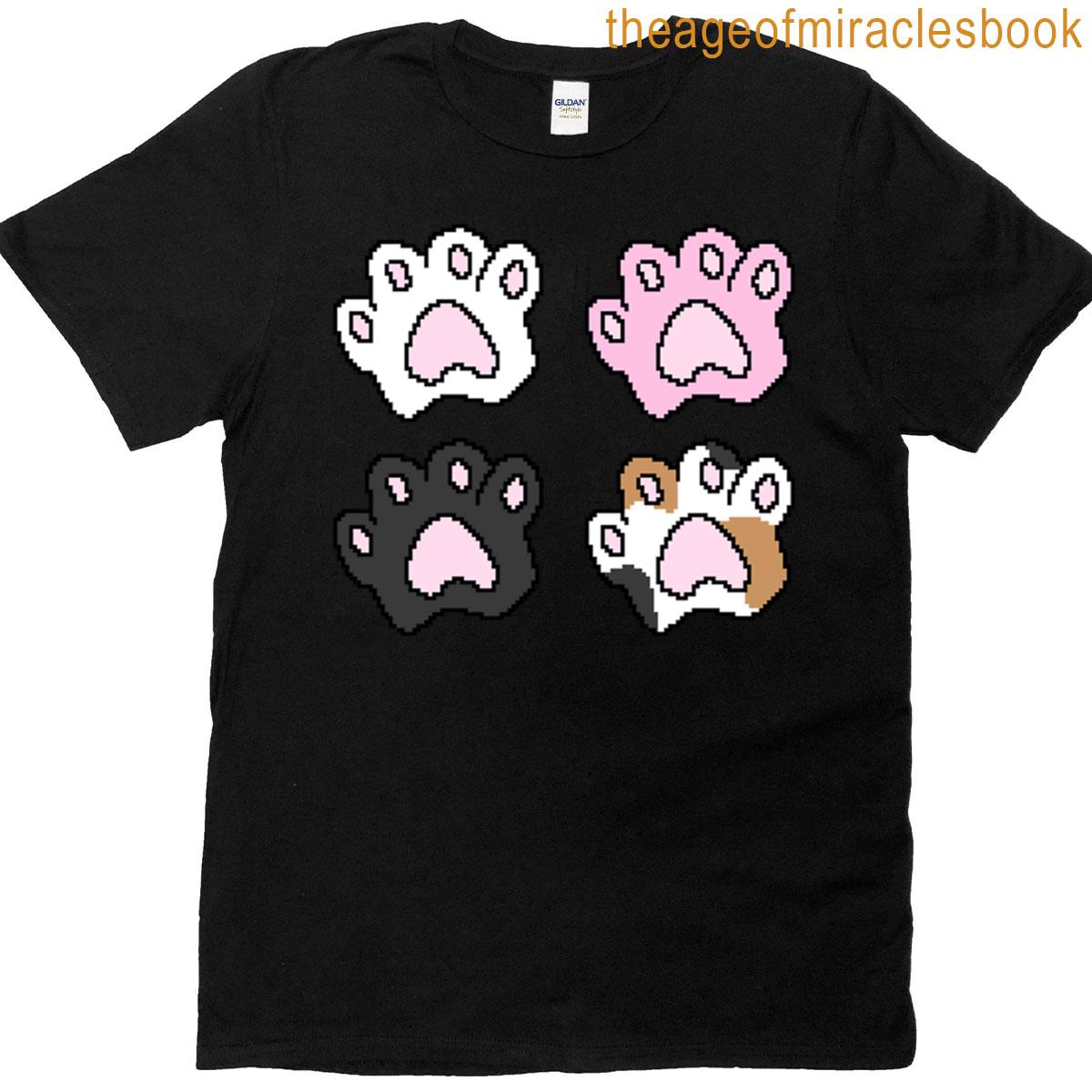 Cat Paw Sticker Sheet T-shirt