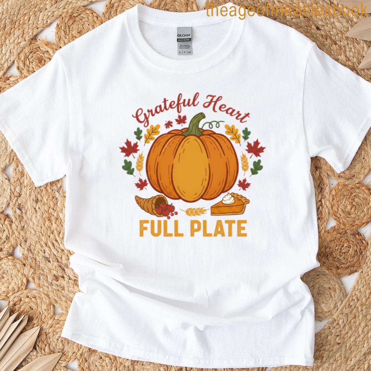 Grateful Heart Full Plate T-shirt