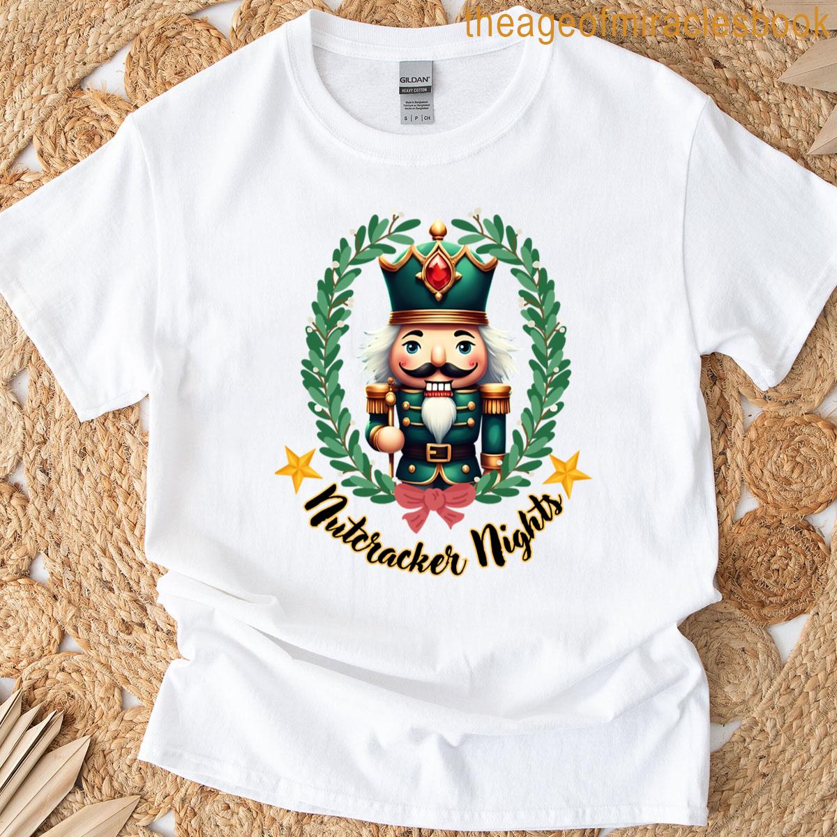 Make It A Nutcracker Night Merry Bright Christmas Art T-shirt