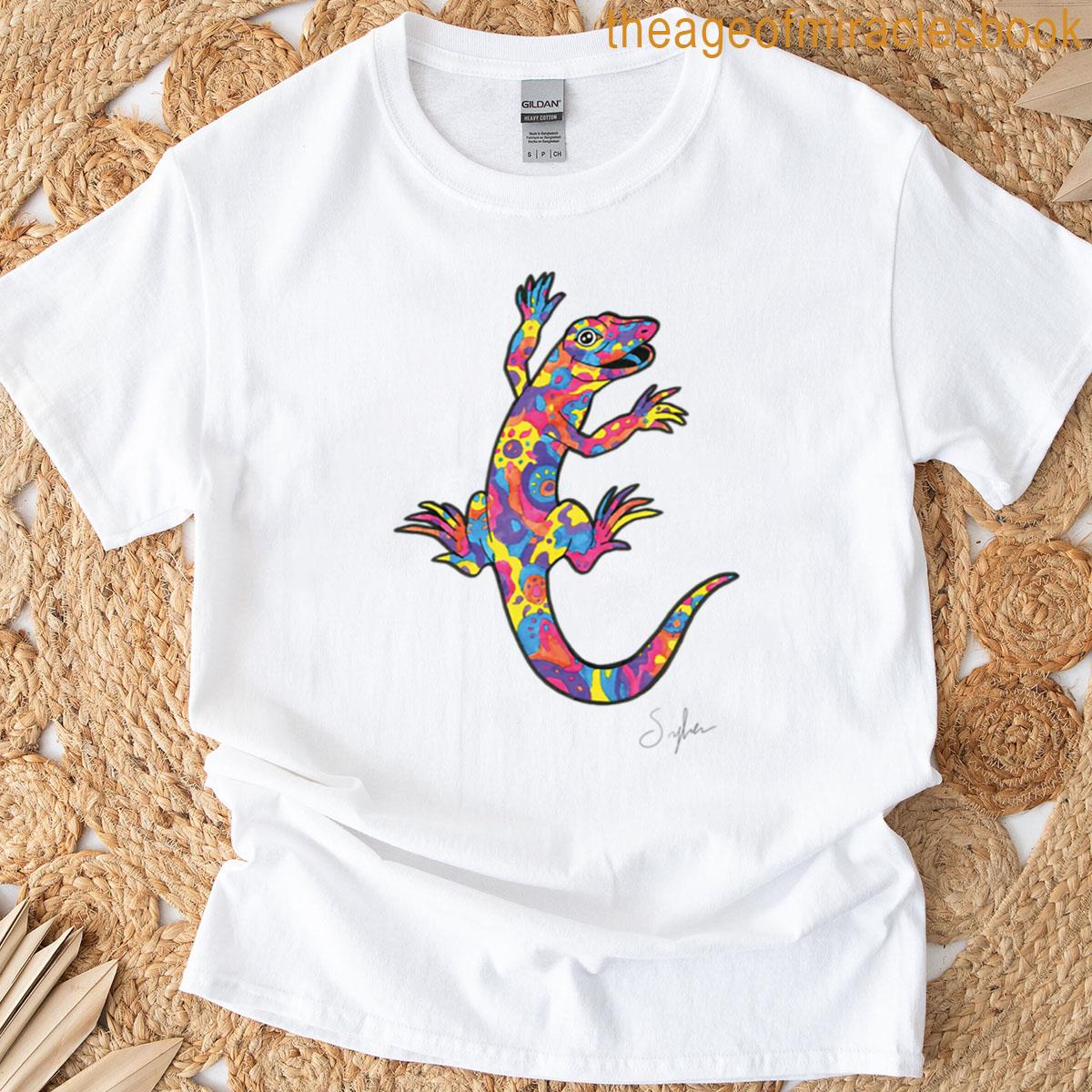 Multicolored Lizard T-shirt