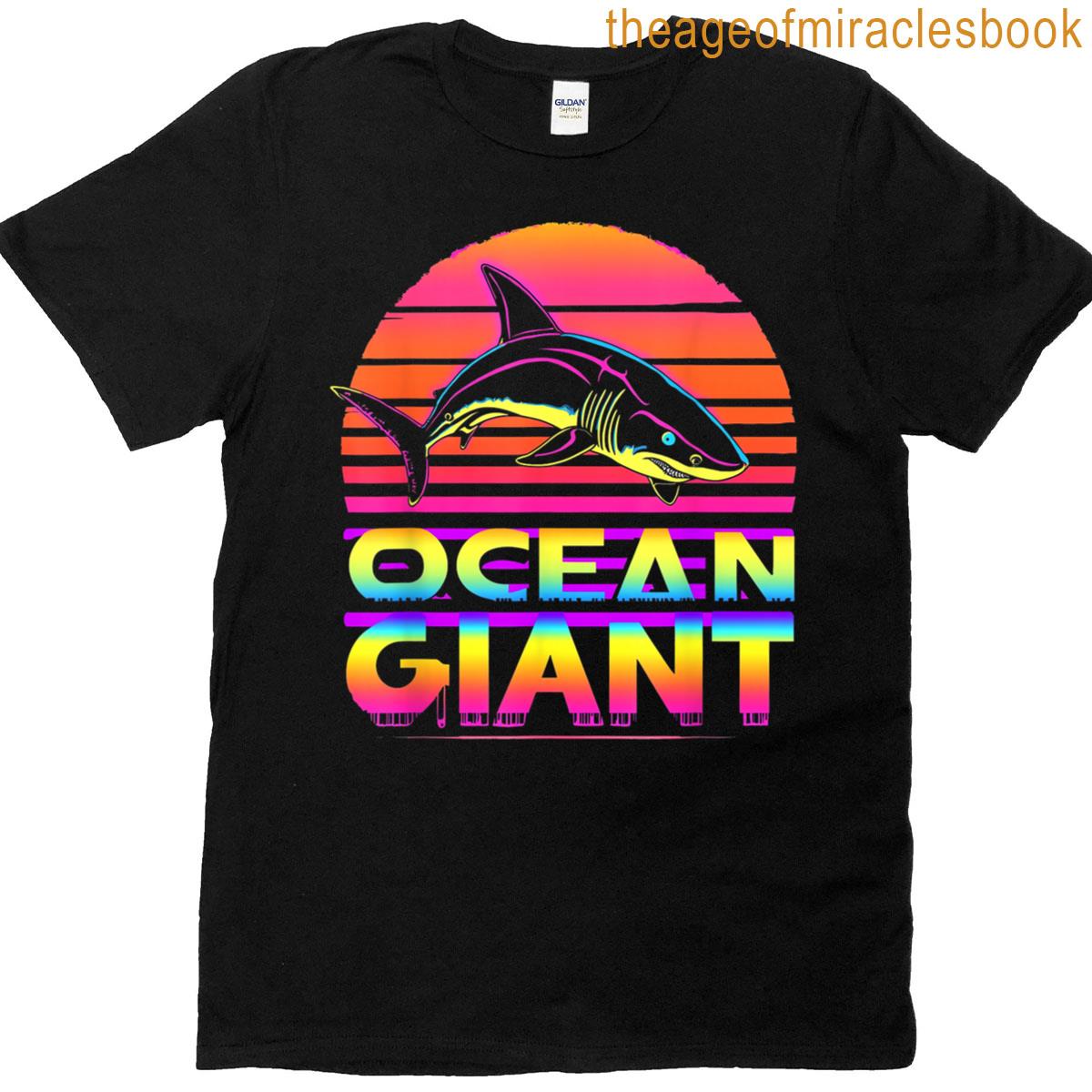Ocean Giant Retro Shark T-shirt