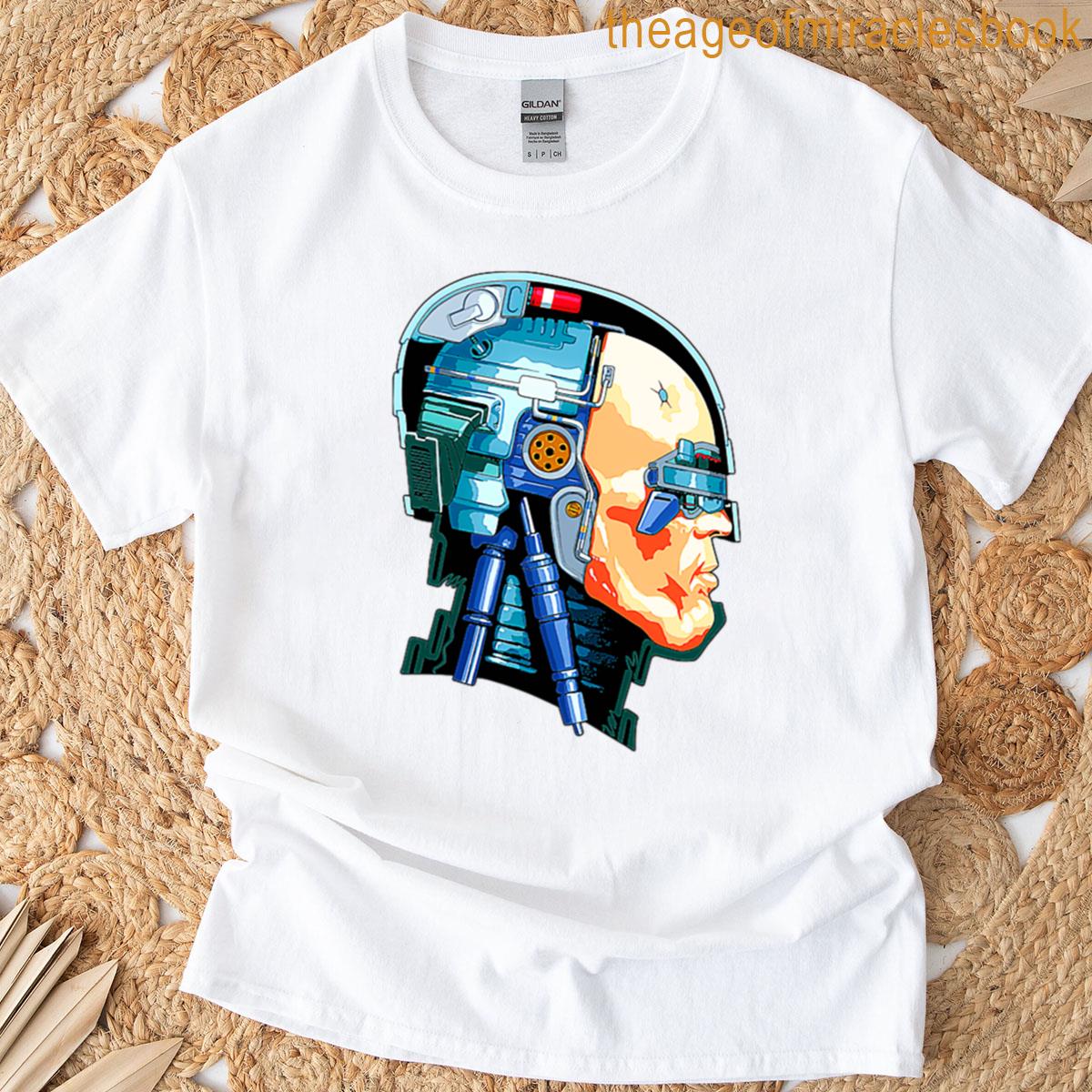 Robocop Head Robot Oversized T-shirt