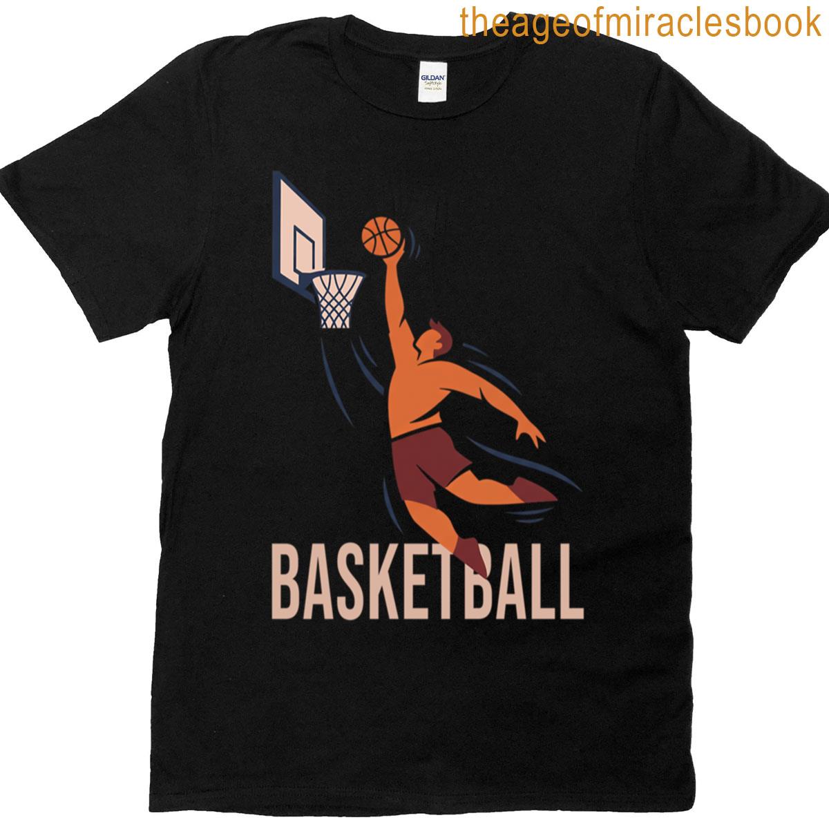 Basketball Dunk With Motion Burst T-shirt